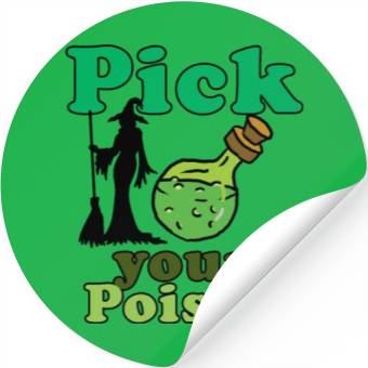 Discover Pick your poison Stickers