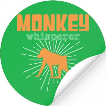 Discover monkey whisperer Stickers