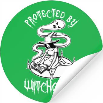 Discover Protected By Witchcraft Stickers
