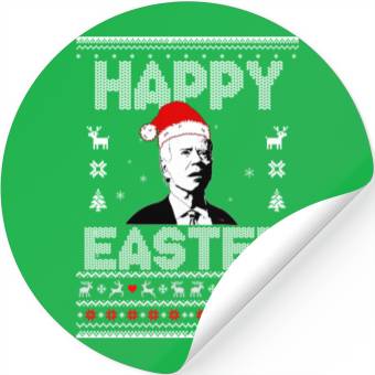 Discover ugly christmas, sweater, pattern, happy easter Stickers