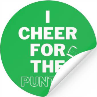 Discover I cheer For The Punter Stickers