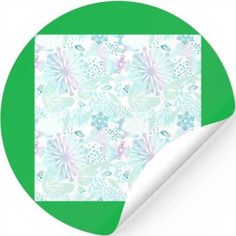 Discover Abstract Winter Pattern Stickers