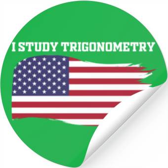 Discover I Study Triggernometry 2nd Aamendment US American Stickers