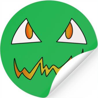 Discover Jack O Lantern Face Stickers