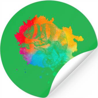 Discover Chameleon Vintage Stickers