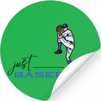 Discover Just Baseball (Pitcher) Stickers