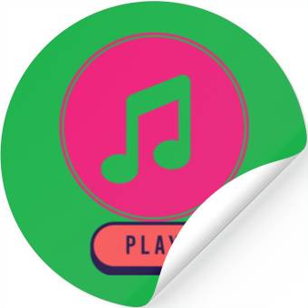 Discover music play Stickers
