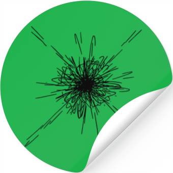 Discover Mandala Flower Lines Abstract Shape Pattern Stickers