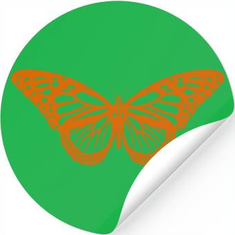 Discover Monarch Butterfly Solo Knockout Stickers