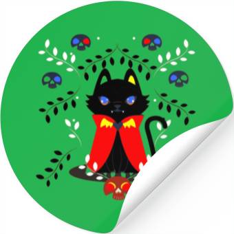 Discover Vampire cat Stickers