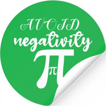 Discover Avoid Negativity. stay positive Classic Stickers