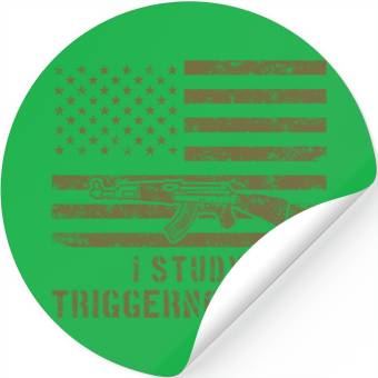 Discover I Study Triggernometry Gun Lover Stickers