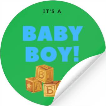 Discover It's A Boy Stickers