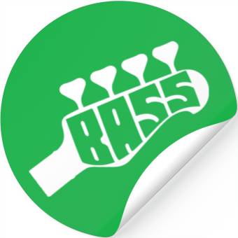 Discover Bass Guitar Stickers