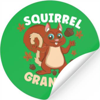 Discover Funny Squirrel Fan Squirrel Lover Chipmunk Addict Stickers