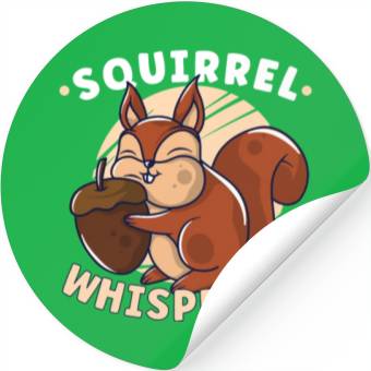 Discover Funny Squirrel Fan Squirrel Lover Chipmunk Addict Stickers