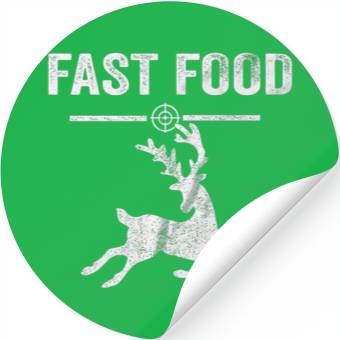 Discover Fast Food Deer Stickers