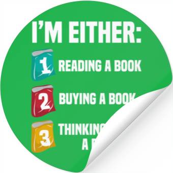 Discover Reading Lover Gift Book Nerd Stickers