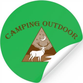 Discover Camping Outdoor 1 Stickers