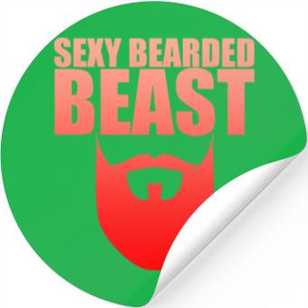 Discover Sexy Bearded Beast 2 Stickers