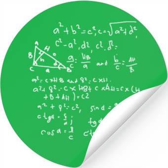 Discover Math formula Design Stickers
