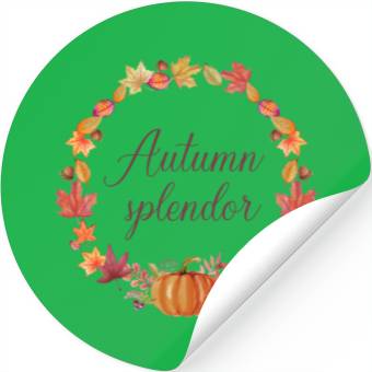 Discover Happy Pumpkin Day Stickers