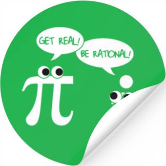 Discover Math Design Pi Stickers