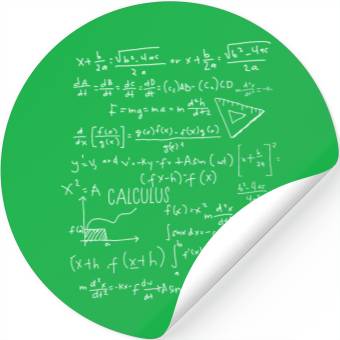 Discover Math formula Design Stickers