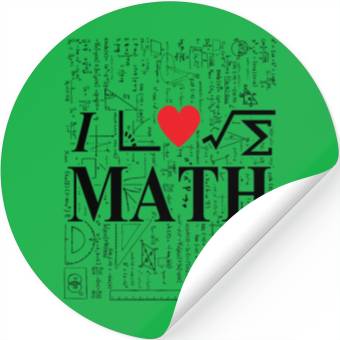 Discover i love math Stickers