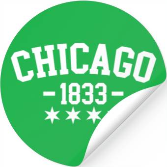 Discover Chicago 1833 Stickers