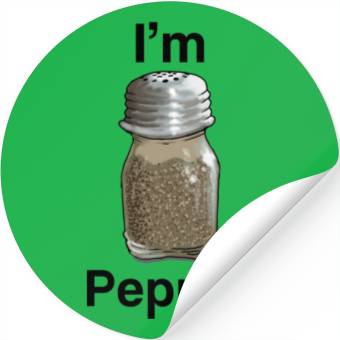Discover I'm Pepper Stickers