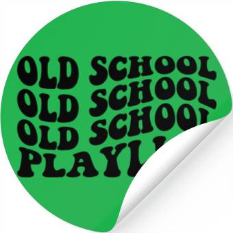Discover Old School Stickers