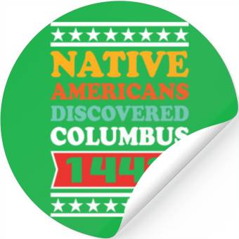 Discover Columbus Day Stickers
