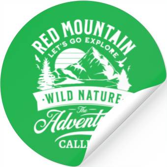 Discover Red Mountain Adventure Stickers