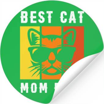 Discover Cat Mom Stickers