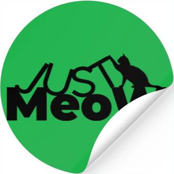 Discover Just Meow Stickers