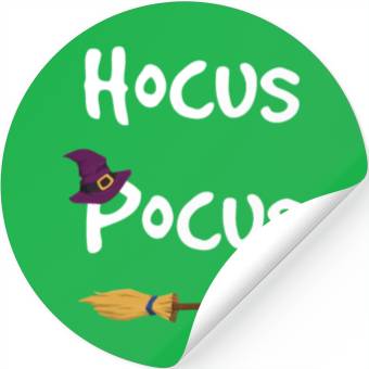 Discover Hocus Pocus Halloween Witch Stickers