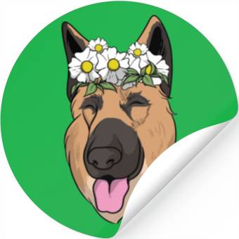 Discover Dog German Shepherd Stickers