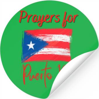 Discover Puerto Rico Prayers Stickers