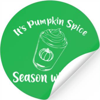 Discover Pumpkin Spice Thanksgiving Stickers