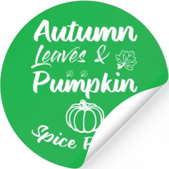 Discover Pumpkin Spice Thanksgiving Stickers