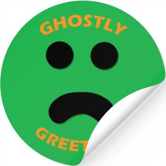 Discover Ghostly Greetings, Halloween Ghostly Greetings Stickers