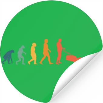 Discover Mähroboter Evolution Retro Lawn Robot Stickers