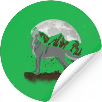 Discover Wolf Terrain Stickers