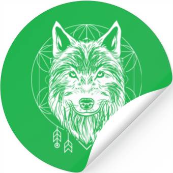 Discover Wolf Stickers