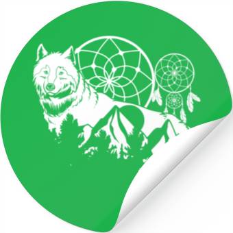 Discover Wolf Stickers