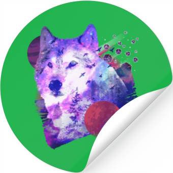 Discover Wolf Stickers
