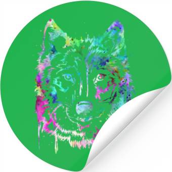 Discover Wolf Stickers