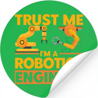 Discover Engineering Robotics Robot Engineer Gift Stickers