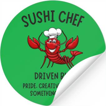 Discover SUSHI CHEF 25 Stickers